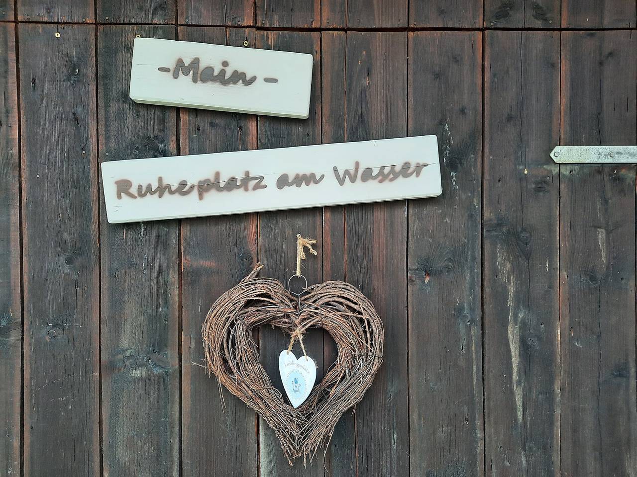 Ferienwohnung -Main- Ruheplatz am Wasser - -Main- Ruheplatz am Wasser in Gemünden am Main, Maindreieck