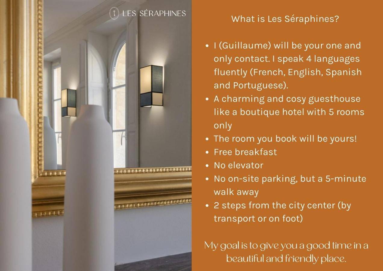 Les Séraphines - Chambres d'hôtes - Guests house in Burdeos, Región de Burdeos