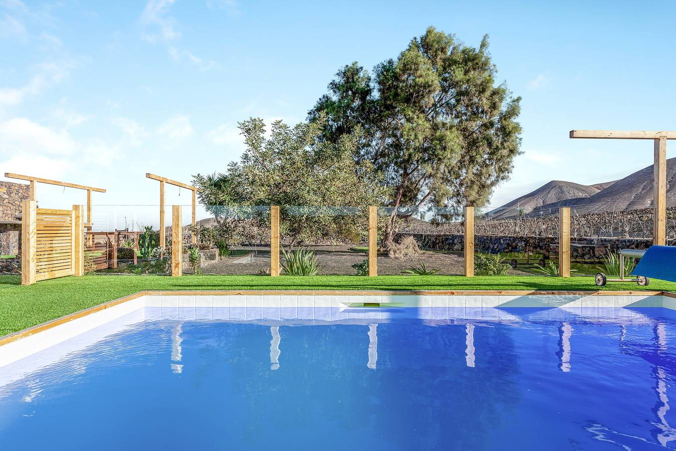 Splendida Villa "Tranquila" con vista mare, vista montagna, piscina, giardino e terrazza in La Oliva, Fuerteventura