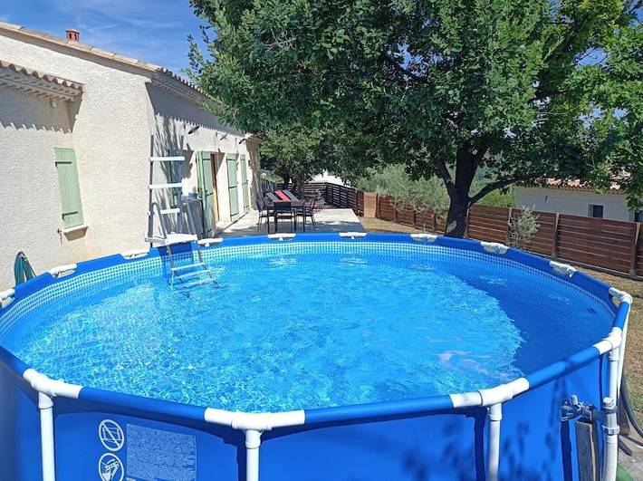 Location de vacances pour 8 personnes, avec piscine ainsi que vue et jardin, animaux acceptés à Anduze - 3