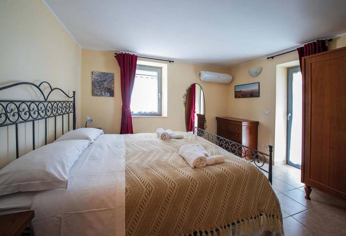 Ferienwohnung für 4 Personen, mit Balkon und Terrasse sowie Ausblick