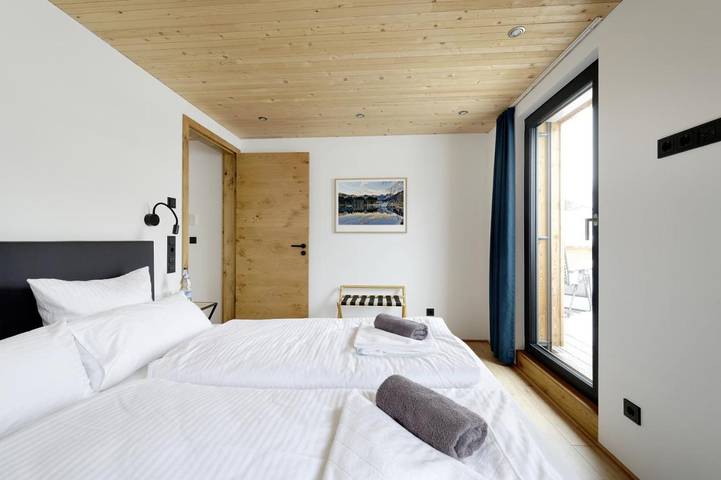 Hütte für 8 Personen, mit Balkon und Terrasse sowie Ausblick in Immenstadt