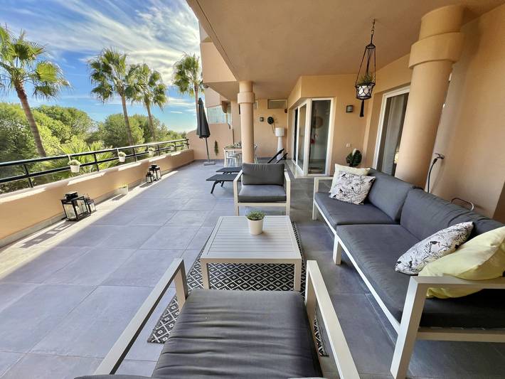 Vakantieappartement voor 4 personen, with terras and zwembad as well as uitzicht in Elviria
