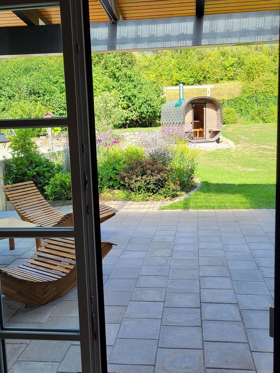 Ferienhaus "Hainberg-Loft" mit großer Veranda, Gartensauna und viel Raum für Erholung in Mellrichstadt, Rhön-Bayern