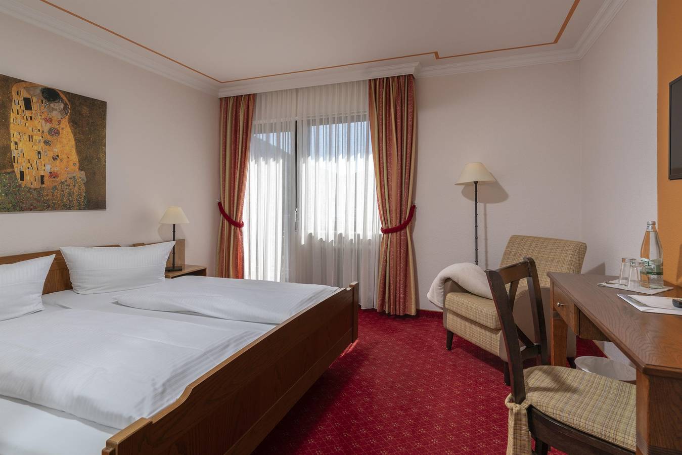 Doppelzimmer mit Balkon in Burg Eltz, Löf