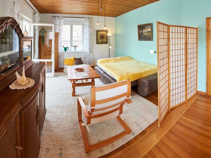 Ganze Ferienwohnung, Ferienwohnung Bär - Ferienwohnung, 75 qm, 2 Zimmer, Küche, Bad, Winterbalkon, 2 bis 4 Personen in Durbach, Mittlerer Schwarzwald