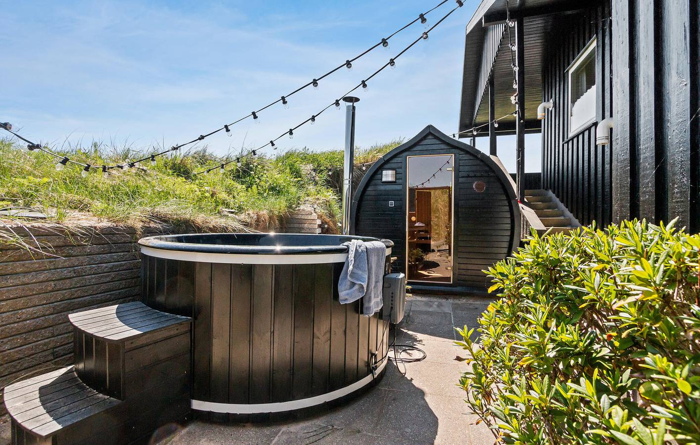 Hus för 10 Personer med bastu in Løkken, Hjørring region