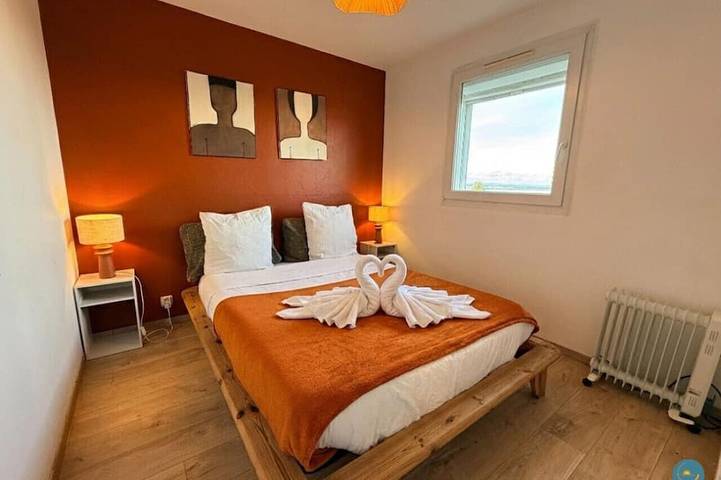 Location de vacances pour 4 personnes, avec balcon à Mauguio