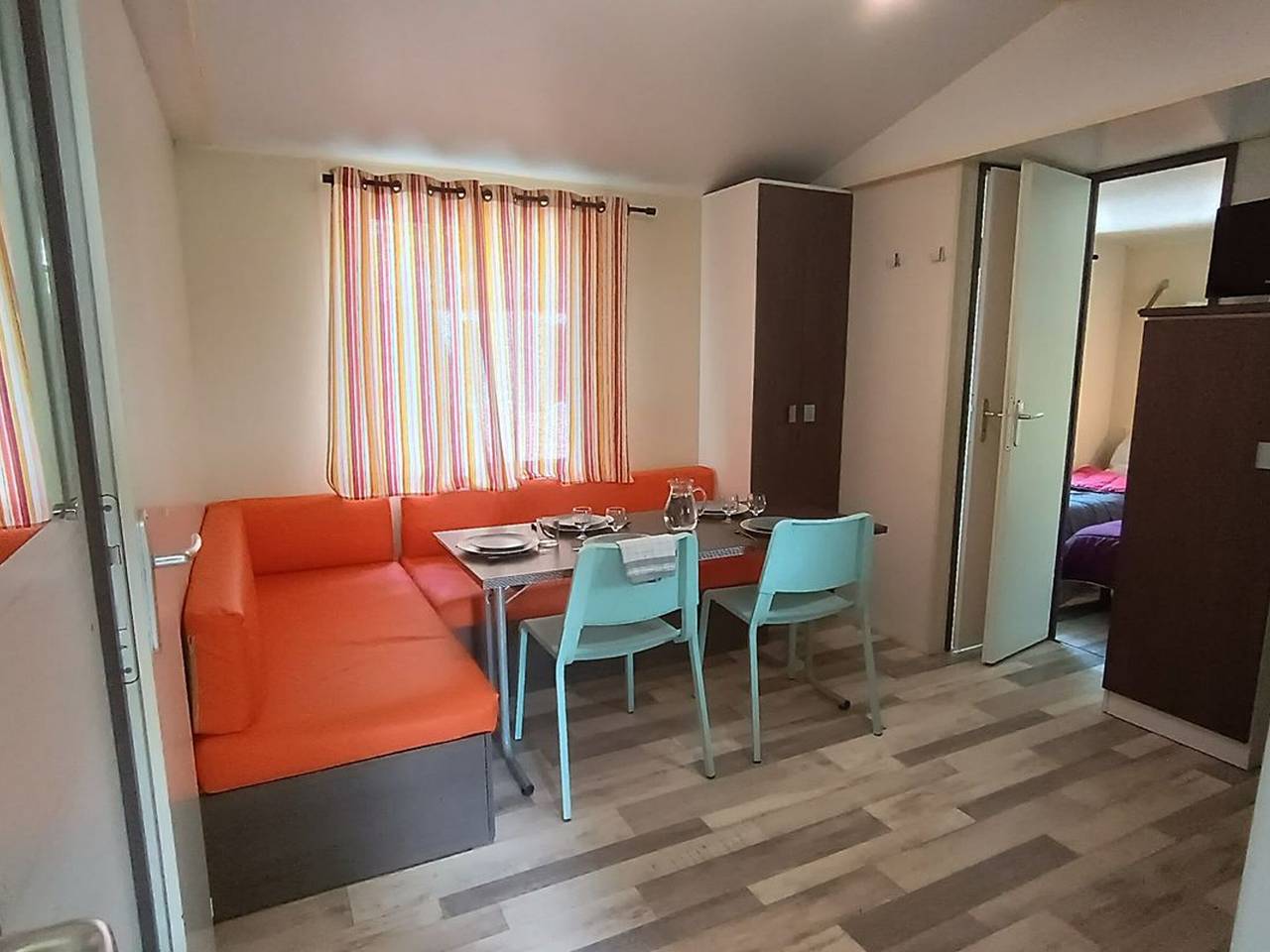 Acogedor mobil-home - 6 personas in Gotein-Libarrenx, Región de Oloron-Sainte-Marie