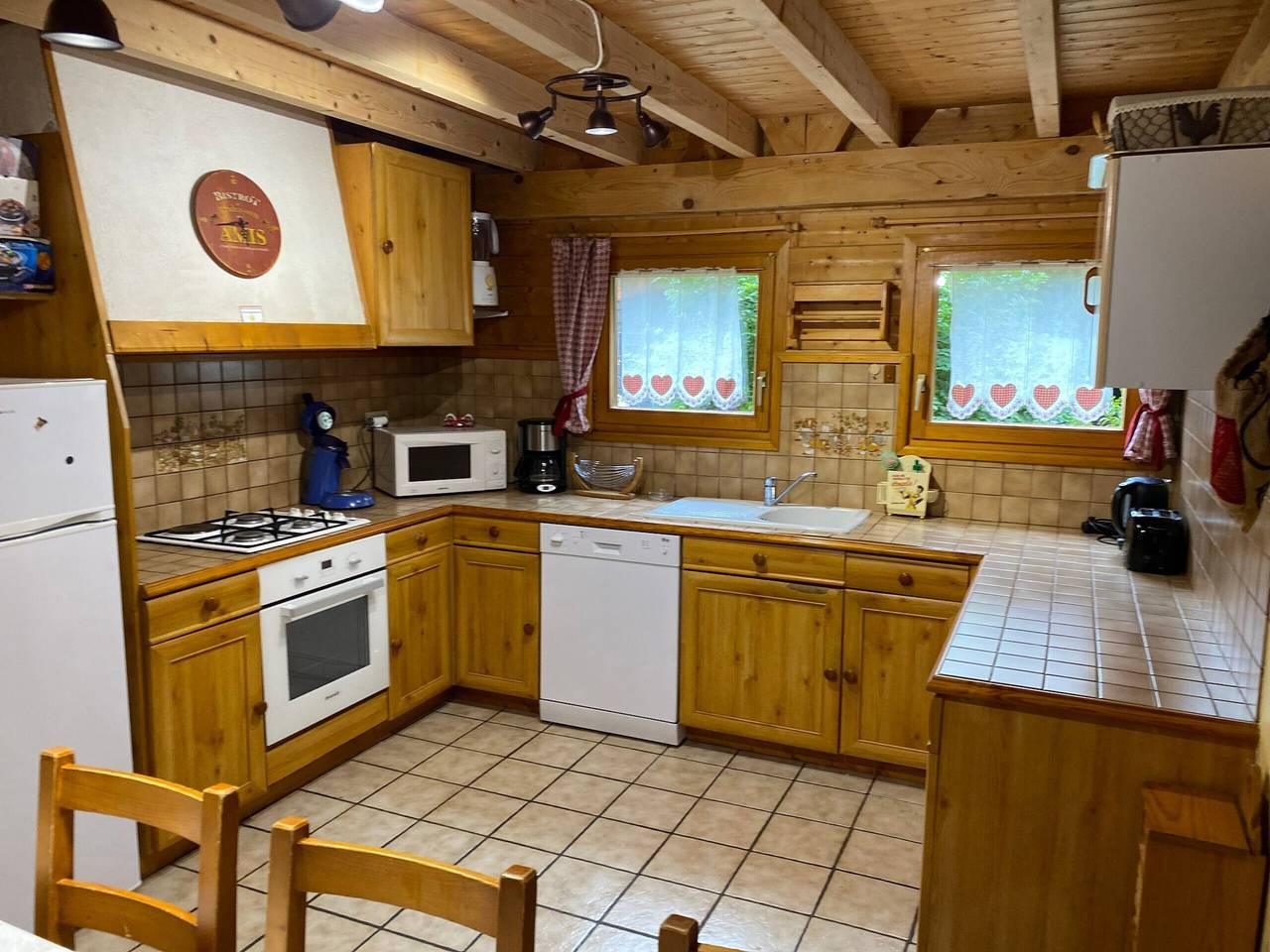 Chalet « 7p Confort - Le Refuge » avec vue montagne, terrasse privée et Wi-Fi in Verchaix, Région de Bonneville