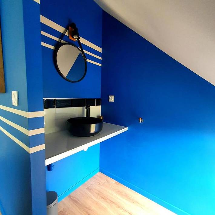 Gîte pour 6 personnes, avec jardin et terrasse à Tressé