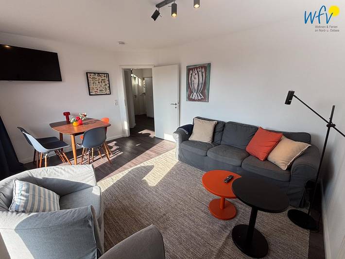 Ferienwohnung für 4 Personen, mit Balkon, mit Haustier auf Juist