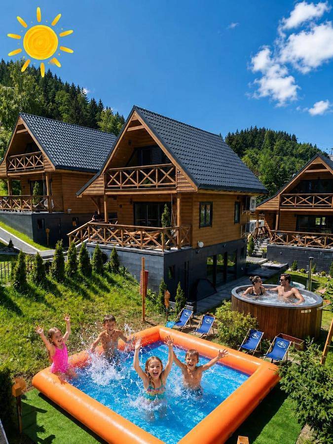 Domek letniskowy dla 9 osób, z Balkon i Taras oraz Ogród i Sauna w Duszniki-Zdrój