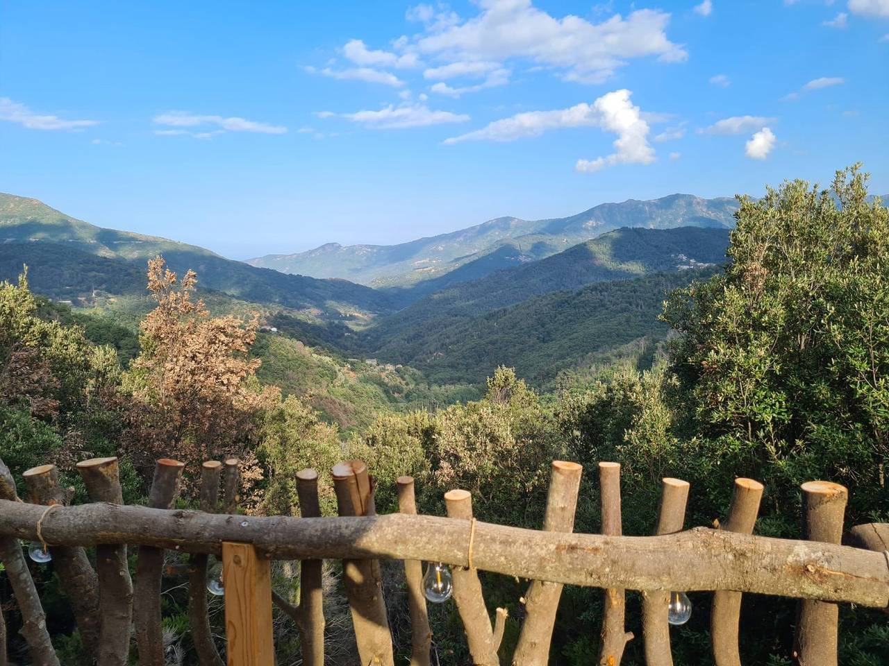 Ecolodge San Petrone, cabane en bois au cœur du maquis in Poggio-Marinaccio, Parc naturel régional de Corse