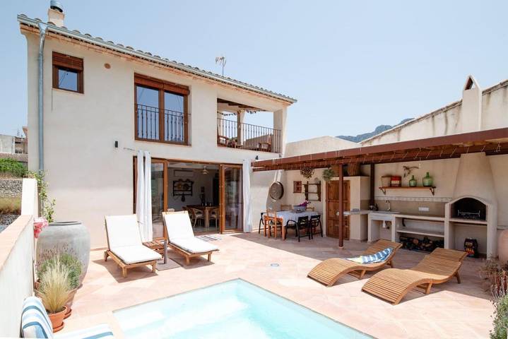Casa rural para 7 personas, con piscina además de balcón y vistas en Vall de Gallinera - 4