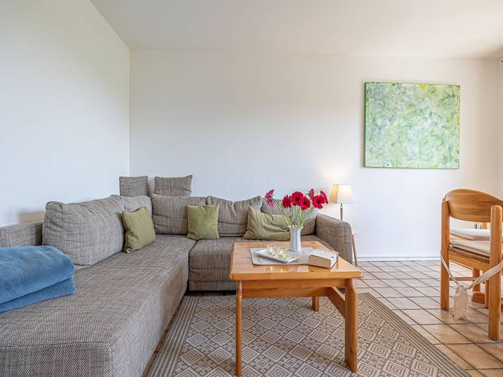 Ferienwohnung mit Meerblick für 6 Personen, mit Terrasse und Garten sowie Ausblick in Steinberg