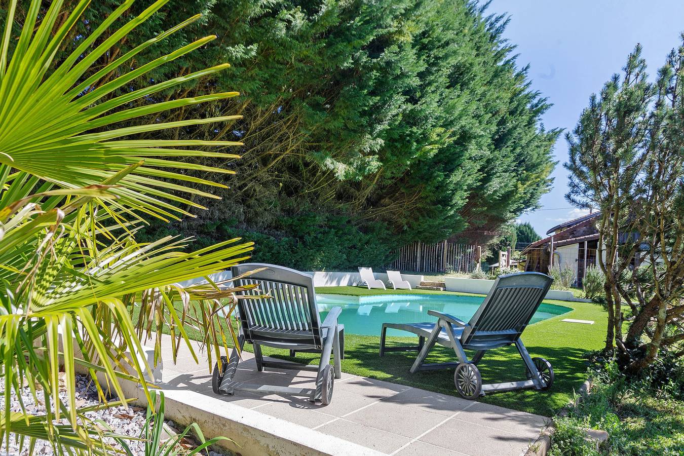 Landhaus „Le Ranch Des Ours“ mit privatem Pool, Terrasse und Wlan in Champsac, Regionaler Naturpark Périgord-Limousin