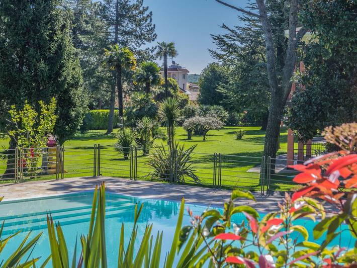 Ferienwohnung für 6 Personen, mit Pool und Garten