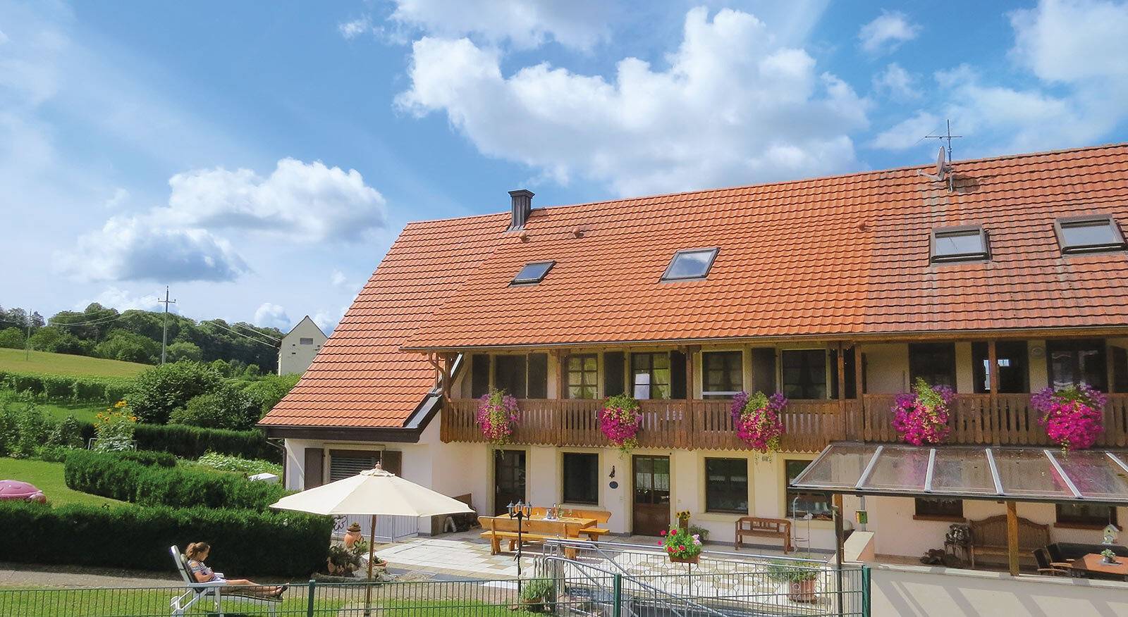 Ganze Wohnung, Ferienwohnung Nr.3, Haus Männlin, Balkon und Wi-Fi in Bad Bellingen, Südschwarzwald