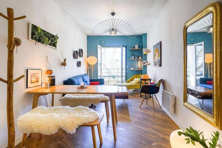 Gîte pour 4 personnes, avec balcon dans Office De Tourisme De Montpellier