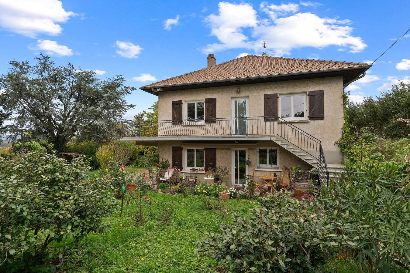 Maison De Vacances pour 4 Personnes dans Échalas, Parc Naturel Régional du Pilat
