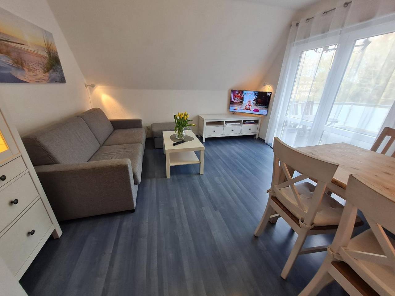 Ganze Ferienwohnung, Tade - Ferienwohnung Tade - nah am Strand, großer Balkon in Wyk auf Föhr (Stadt), Wyk auf Föhr