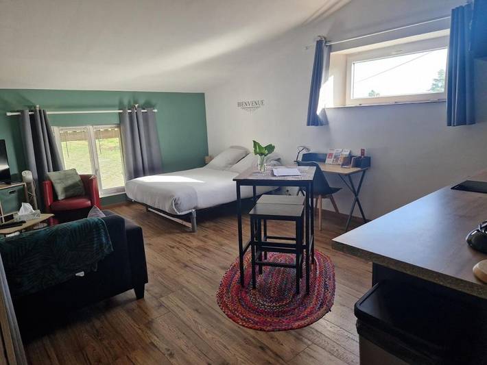 Gîte pour 2 personnes, avec vue à Saint-Sylvain-d'Anjou