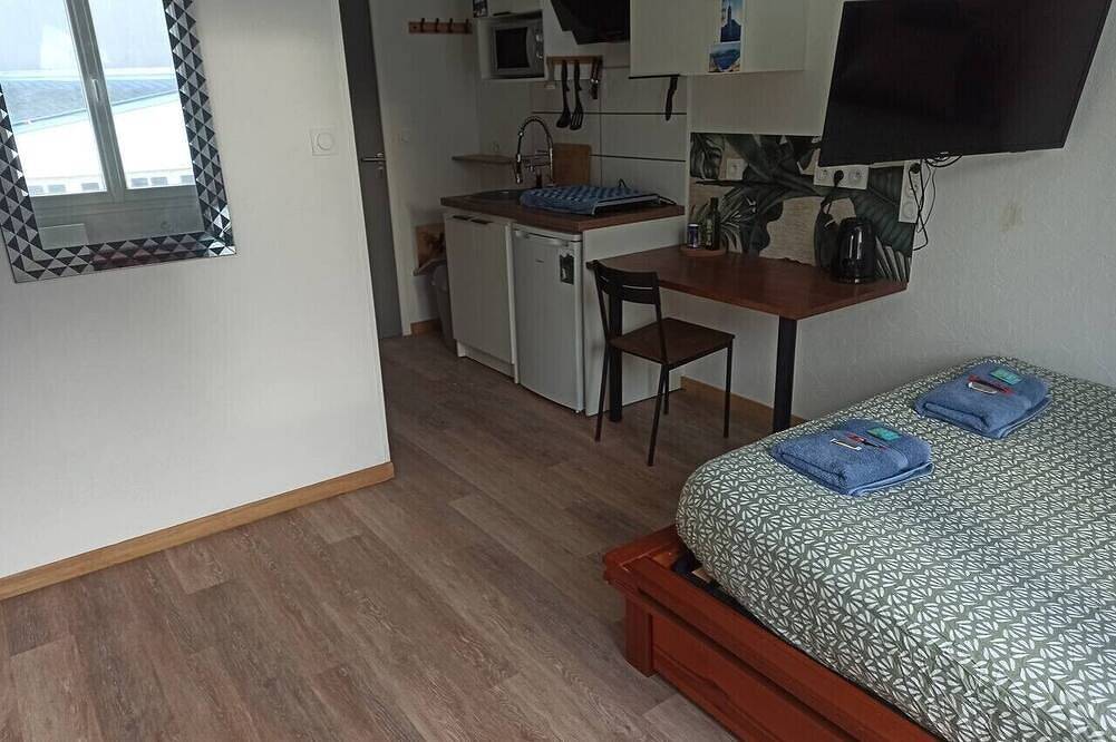 Entire apartment, Cosy studio renovated in 2023 Garage in Saint-Pierre-des-Corps, Tours region