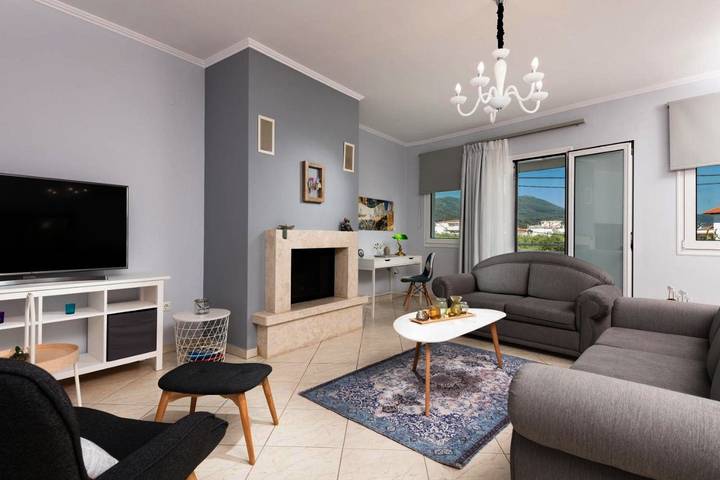 Ferienwohnung für 6 Personen, mit Ausblick und Balkon
