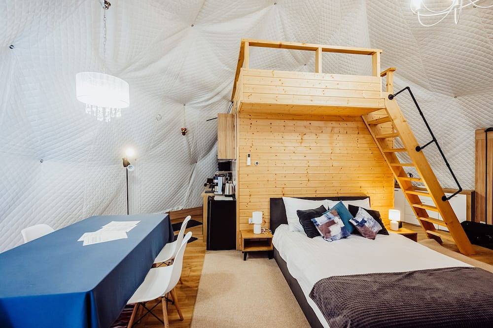 Luxus im Herzen des Riesengebirges Glamping-zelte in Łomnica, Sudeten (Polonia)