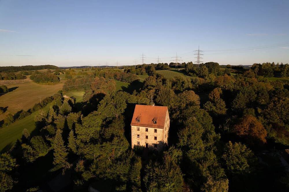Burgzimmer 4 im Herrenhaus Hohenhardter Hof in Wiesloch, Kraichgau