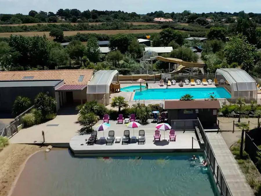 Flower Camping Le Petit Paris - Glamping tent 4 persons - Bengali Standard - without sanitary facilities in Château-d'Olonne, Les Sables-d'Olonne