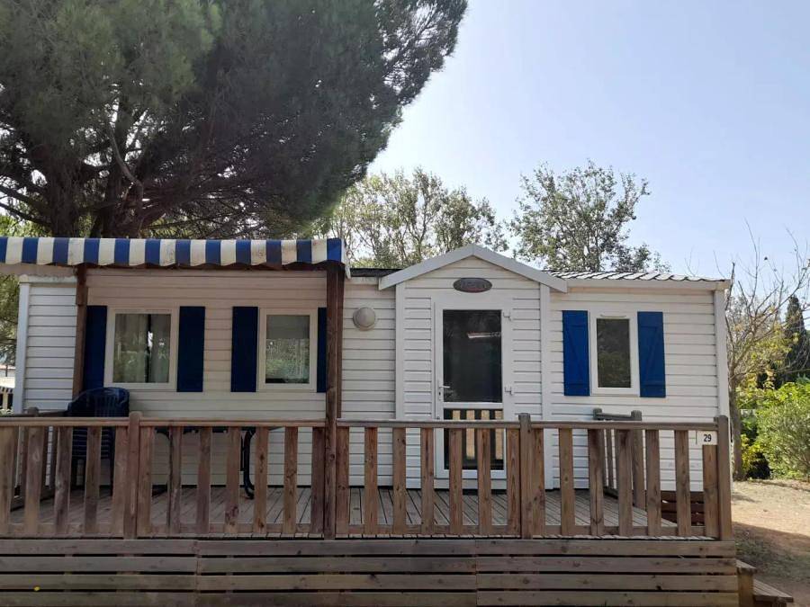 Camping maeva Escapades l'Emeraude du Verdon - Mobilheim 6 personen - Mobil Home Confort 4 Zimmer 6 Personen Klimatisiert + Tv in Aups, Brignoles Region