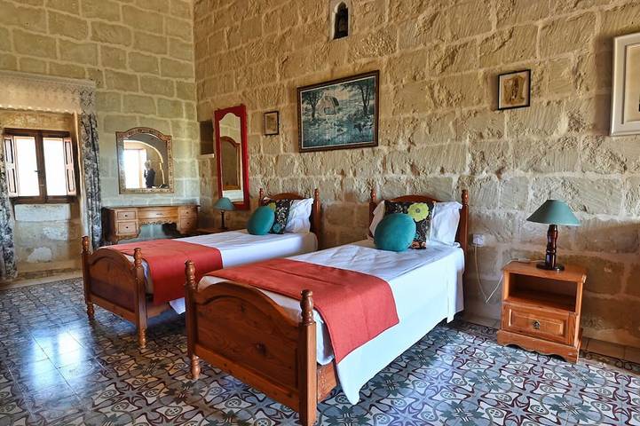 Entspannenden, ruhigen Dorf Insel Gozo in Gharb, Gozo
