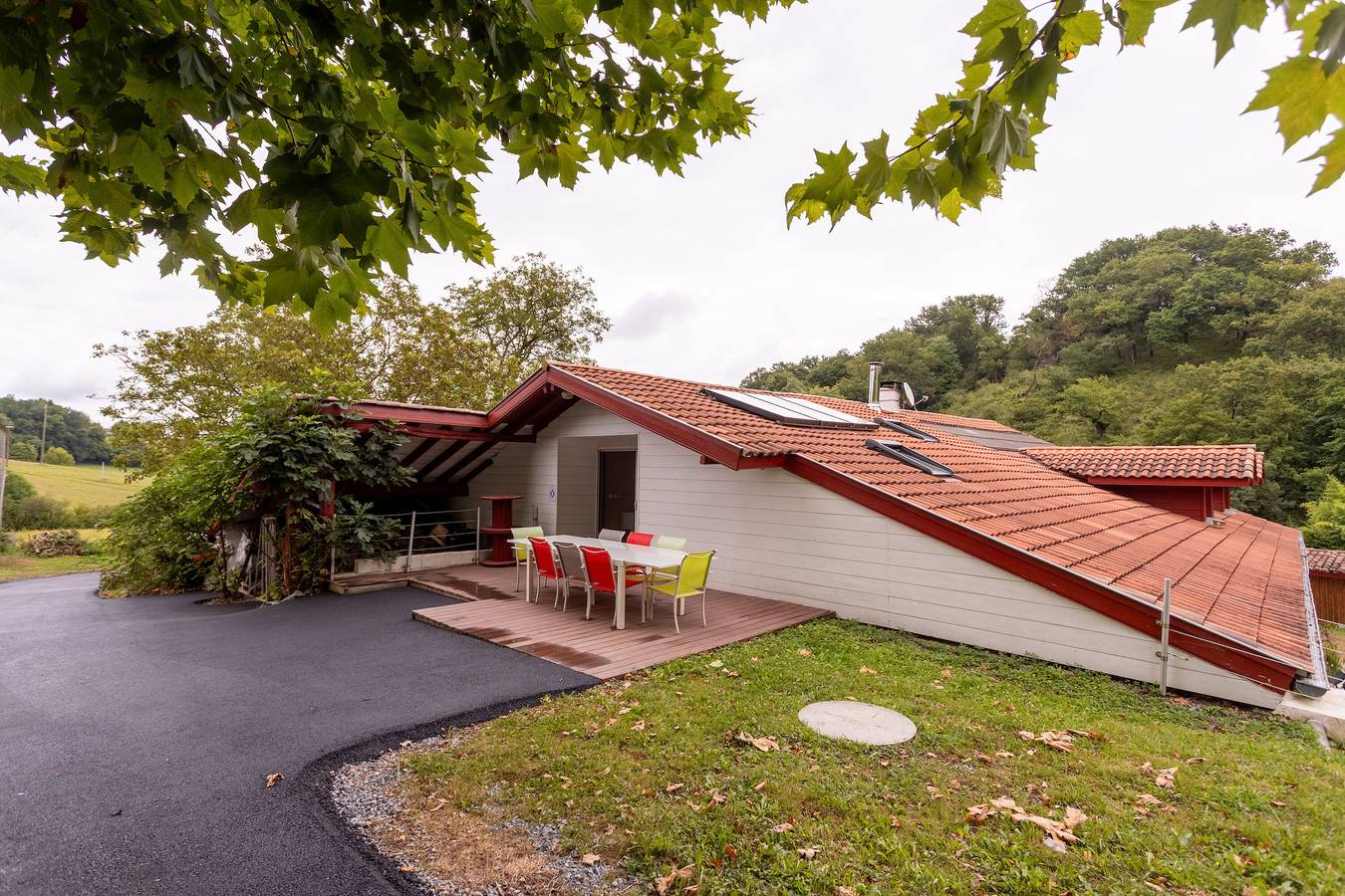 Maison de Vacances 'À Isturits Avec Piscine' avec Piscine Partagée, Terrasse Privée et Wi-Fi in Isturits, Région de Bayonne