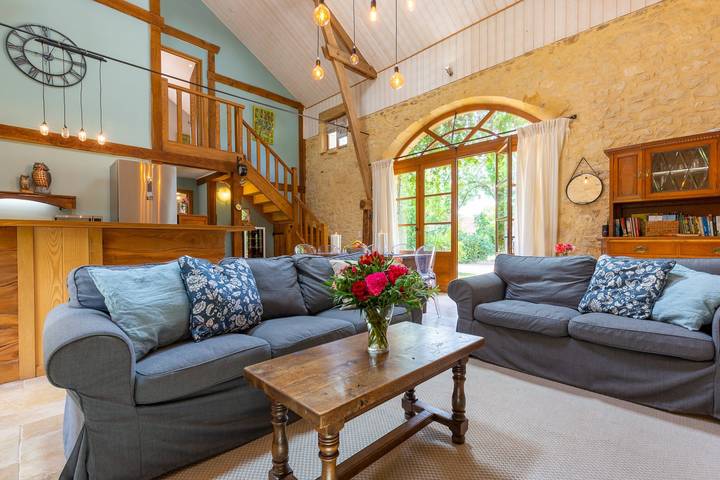 Gîte pour 6 personnes, avec jardin ainsi que terrasse et piscine, animaux acceptés - 1