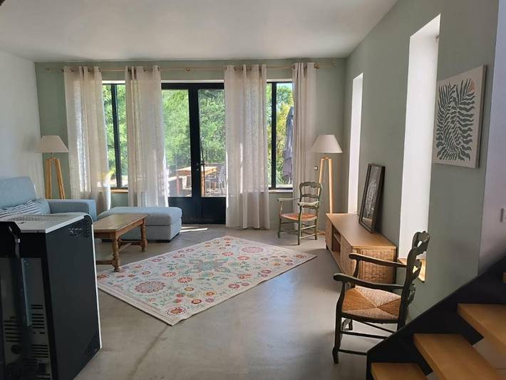 Maison de vacances pour 6 personnes, avec Balcon et Terrasse ainsi que Piscine et Vue