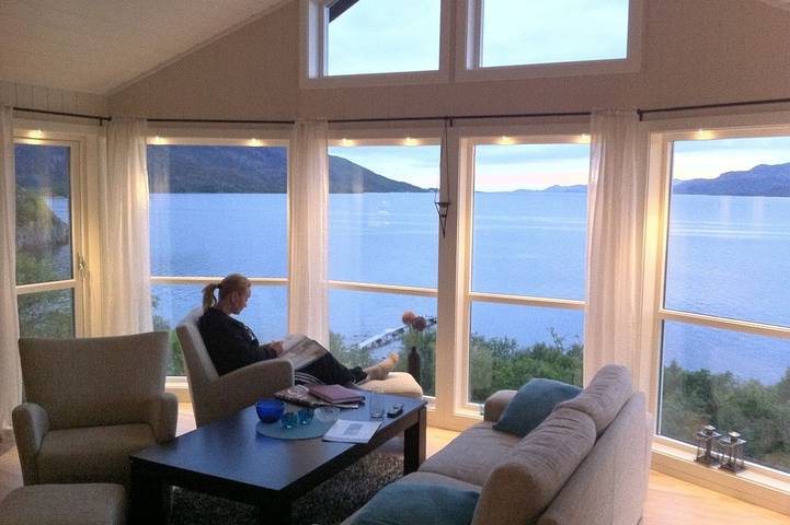Ferienhaus für 5 Personen, mit Balkon und Whirlpool in Vesterålen