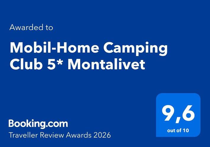 Camping pour 6 personnes, avec vue et piscine ainsi que bassin pour enfant et jardin à Vendays-Montalivet - 2