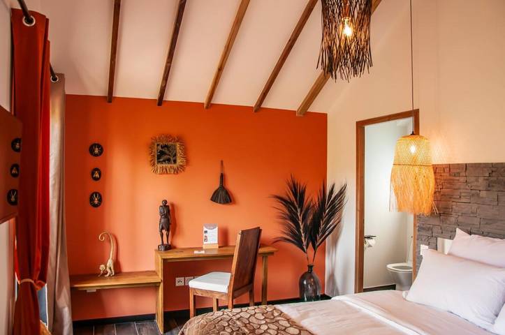 Lodge pour 2 personnes, avec jacuzzi et jardin
