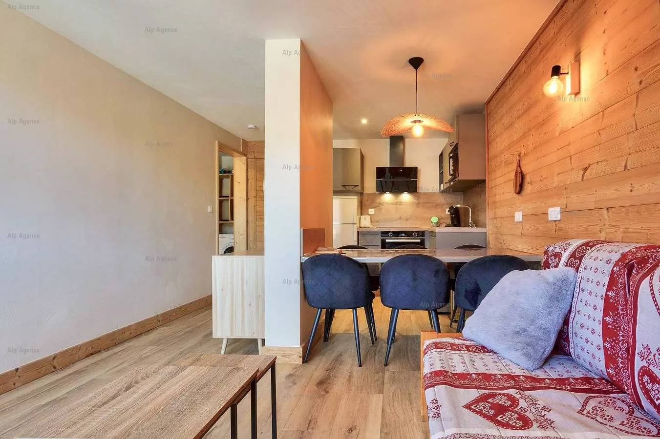 Ganze Wohnung, Ferienwohnung 2 Zimmer + Kabine 6 Pers - Les Hameaux 2 - 211H2 - Plagne Villages in Plagne Villages, La Plagne-Tarentaise