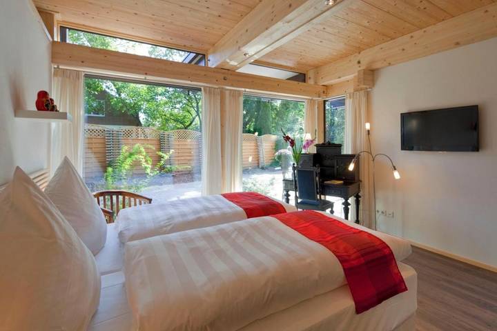 Ferienwohnung für 2 Personen, mit Terrasse und Garten sowie Ausblick in Krefeld - 3