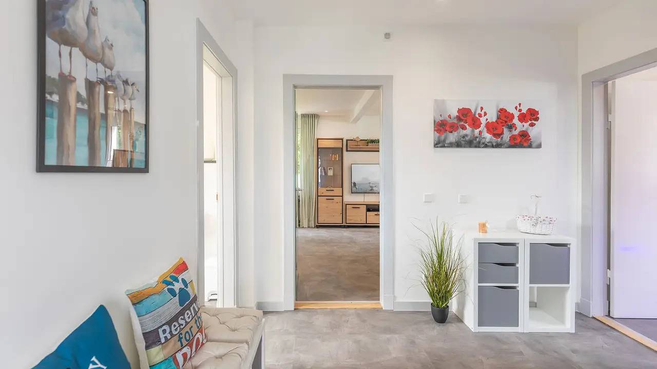 Holiday home for 12 people with garden in Husum, North Friesland