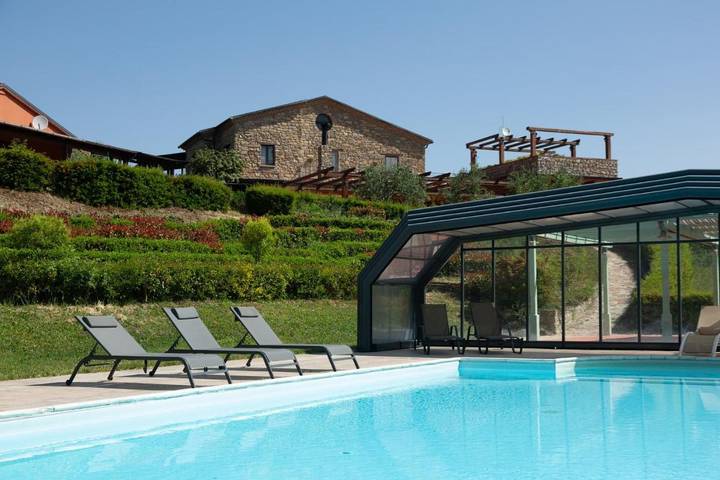 Villa per 18 persone, con vista lago e giardino nonché piscina e panorama in Basilicata