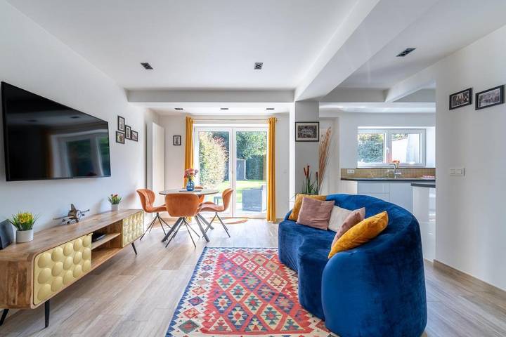 Appartement de vacances pour 2 personnes, avec Terrasse ainsi que Jardin et Vue à Anderlecht