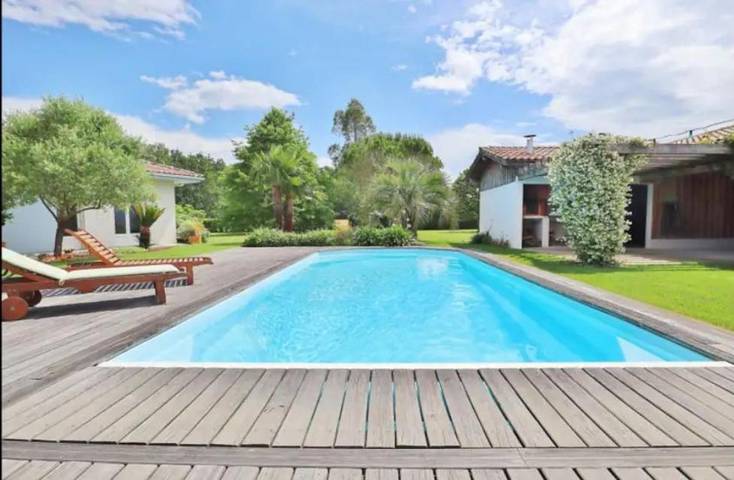 Chambre d’hôte pour 3 personnes, avec jardin et vue ainsi que terrasse et piscine, animaux acceptés à Soustons - 2