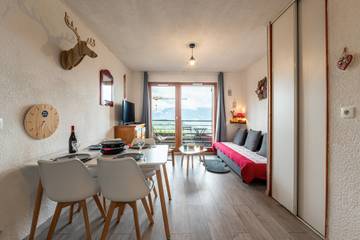 Gîte pour 4 personnes, avec balcon dans Le Corbier
