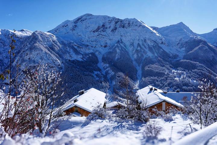 Chalet pour 6 personnes, avec balcon à Orcières