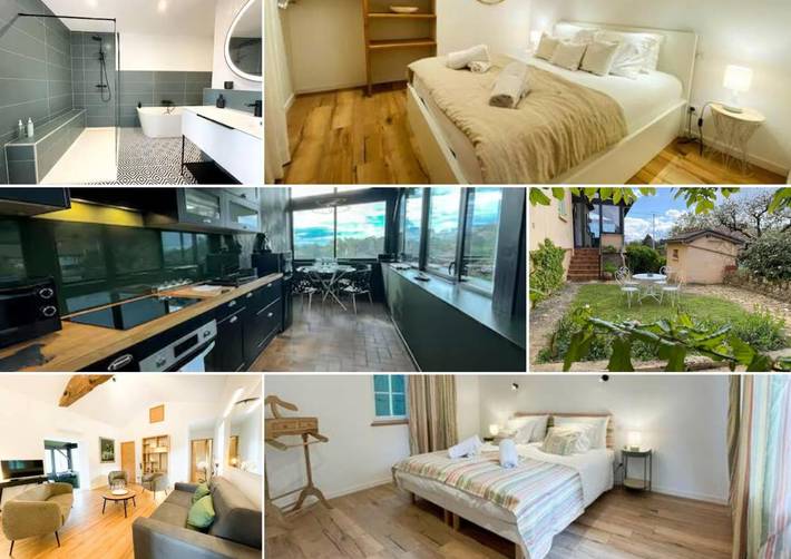 Location de vacances pour 6 personnes, avec vue et jardin à Hurigny - 2