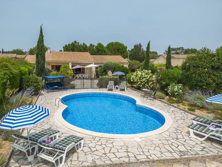 Gîte pour 6 personnes, avec piscine, adapté aux familles à Ginestas - 3